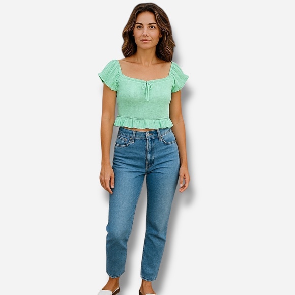 Zara cropped top XS new - Picture 2 of 10